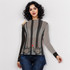 Black Tea long sleeve Mesh Top