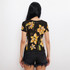 Daffodil short sleeve mesh top