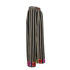 Stripey roses silky palazzo pants