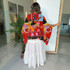 Red Girl Crop Kimono