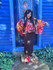 Red Girl Crop Kimono