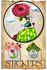 Garden Pixies Sticker 4 pack