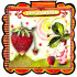 Strawberry pixie sticker
