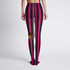 Magenta stripe heart Tights