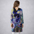 Blue tears long cotton coat