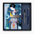 Girl holding the moon journal & pen set