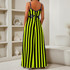 Bat girl V neck maxi dress