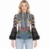 Madeline top in Gray Gardens