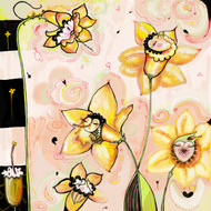 Daffodil pixie ceramic tile