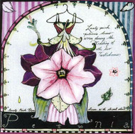 Pink Petunia Tile Trivet