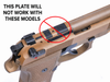 EGW Red Dot Sight Mount for Beretta 92 (fits Burris FastFire, Docter, Viridian RFX25)
