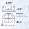 Bargain Bin - EGW Keystone 30mm Low-Profile Scope Rings (.850")