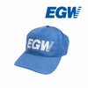 Clean front 3/4 product view of the EGW Performance Range Hat taken from a slightly higher angle. This lightweight performance hat features a structured fit, pre-curved bill, and crisp EGW front logo — designed for range days and active wear.