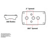 Universal EGW .500" Radius Sight Mount (fits Burris FastFire, Docter, Viridian RFX25)