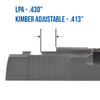 Trijicon RMR / SRO, Holosun 407c / 507c Mount for LPA