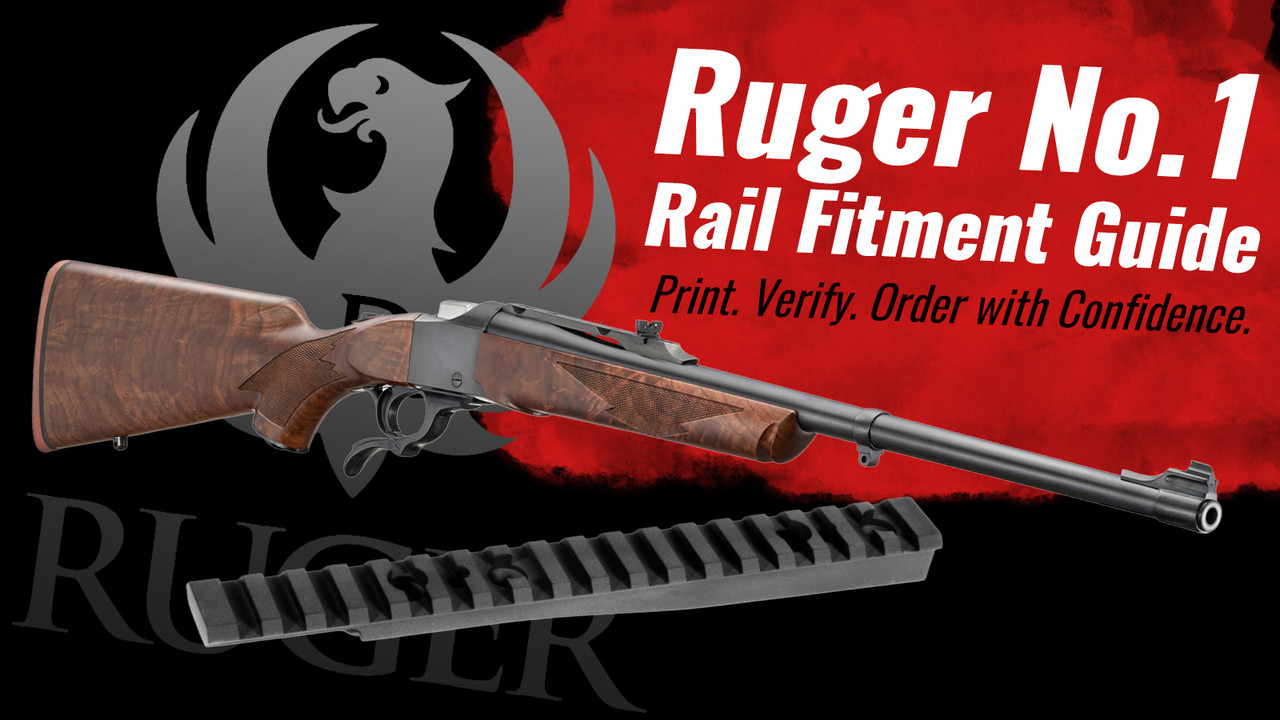 How to Verify Ruger No.1 Scope Rail Fitment Before Ordering