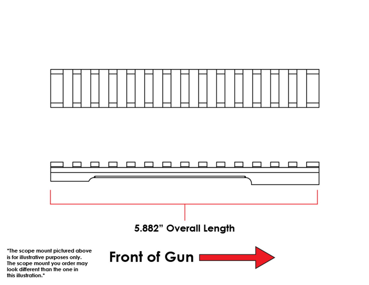HD Springfield M1903 Scope Mount 0 MOA Undrilled | Optic