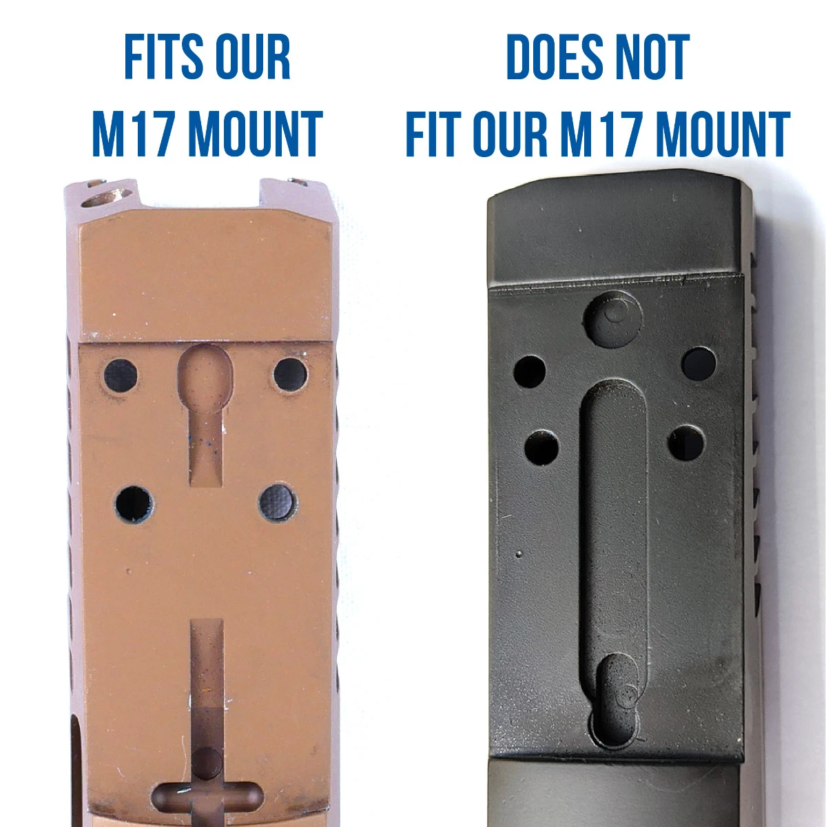 Trijicon RMR / SRO, Holosun 407c / 507c Mount for Sig Sauer M17 / M18 ...