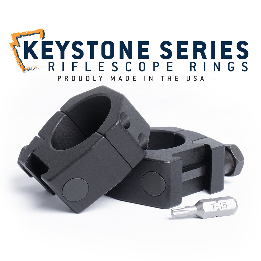 Vortex Rings 1 Inch EGW Keystone Series Scope Rings 1 Inch High 62002 ...