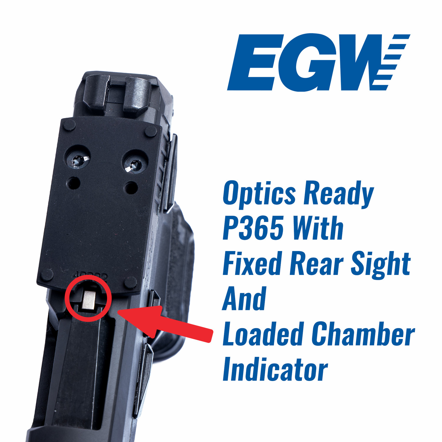 Sig P365 Optics Ready Red Dot Plate | EGW Fits Venom & FastFire