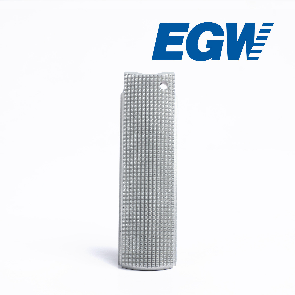 Mainspring Housing Aluminum 25 LPI Silver - Evolution Gun Works