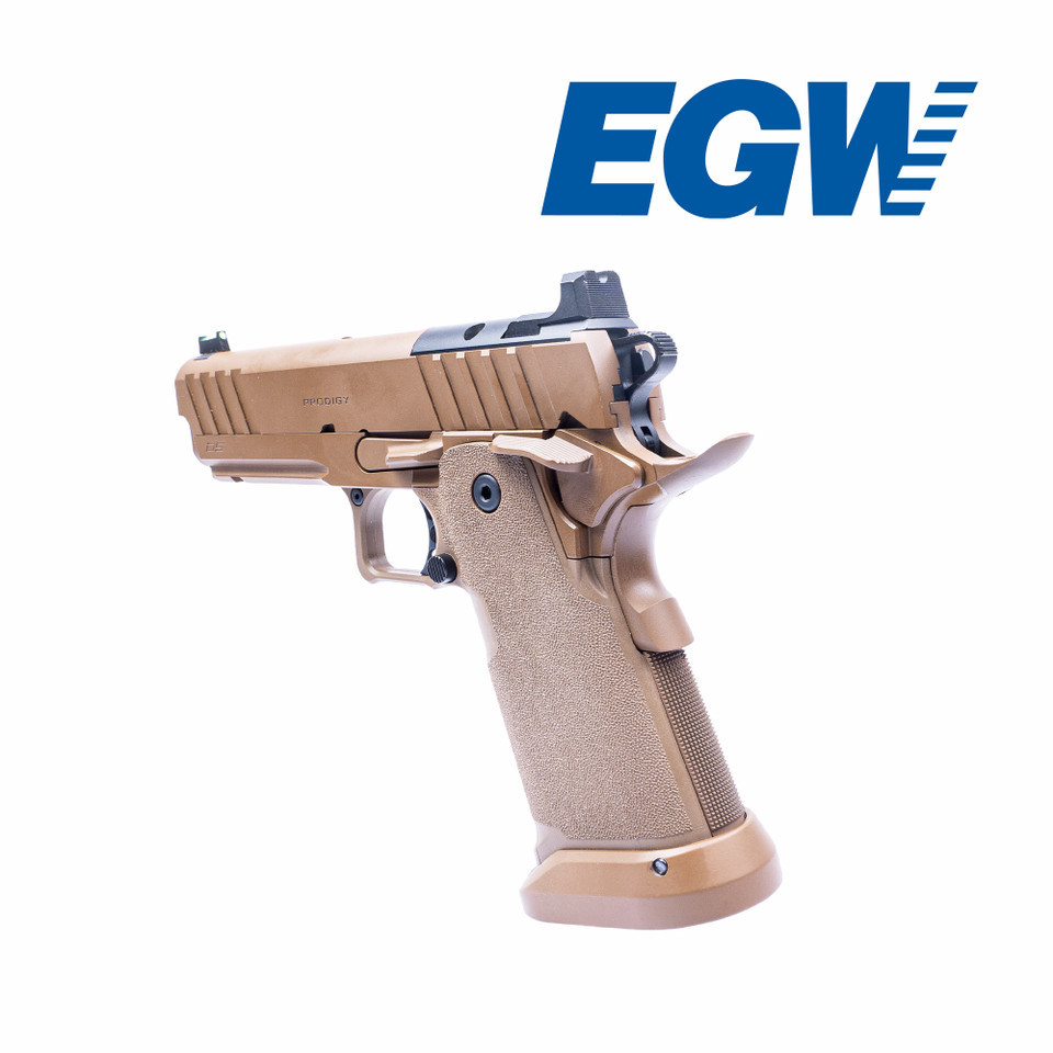 Bargain Bin - Springfield Prodigy Beavertail Grip Safety Coyote Tan