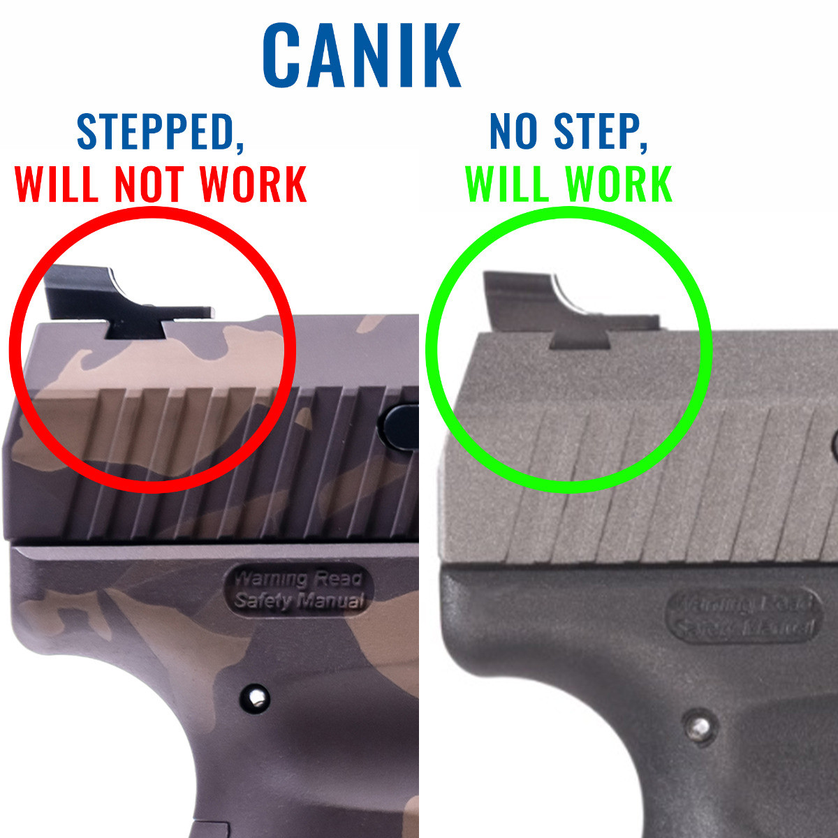 Vortex Razor Sight Mount for Glock (Fits C-More STS, STS2, RTS2