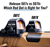 Holosun 507c vs 507k: Which Red Dot is Right for You?