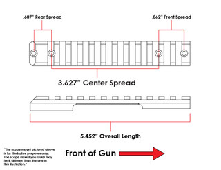 EGW Yugoslavian Mauser M48 Picatinny Rail 0 MOA, 47050, EGW47050 - Foto 4
