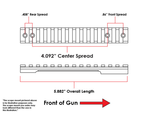 HD Springfield M1903 Picatinny Rail 20 MOA