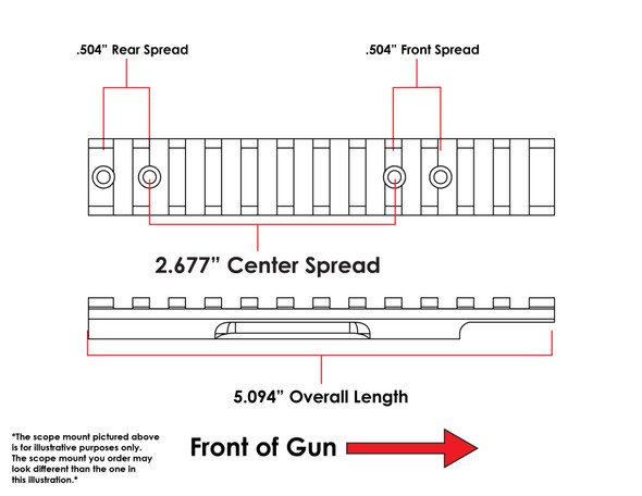 HD Bergara BMR 20 MOA Picatinny Rail