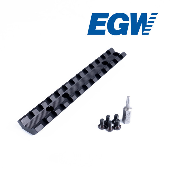 EGW Savage Revel Lever Gun Picatinny Rail scope mount and scope ring base