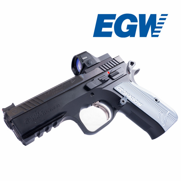 CZ Shadow 2 Compact.  The Shadow 2 compact with Vortex and Viridian dot installed on it.