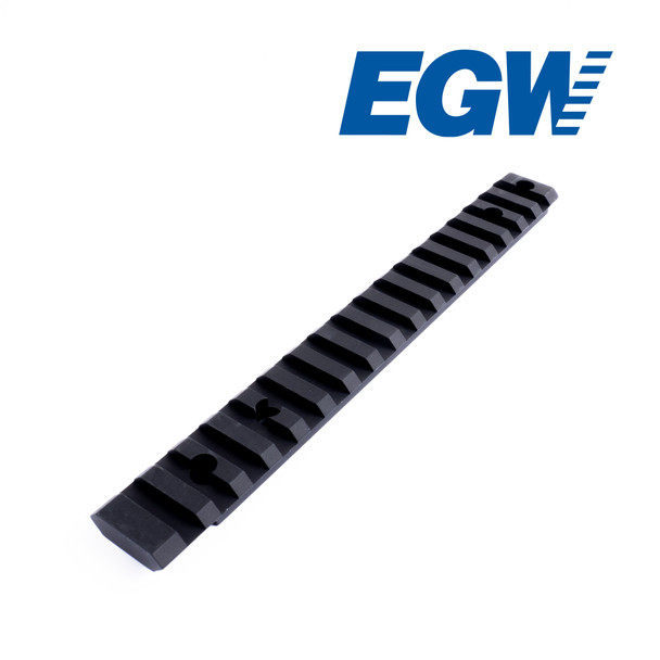 A high-quality, detailed image of the HD Weatherby 307 Long Action 0 MOA Scope Mount, designed for precision optics installation. The mount is expertly machined from domestically sourced 7075 aluminum, ensuring strength, lightweight performance, and durability. Finished with a Type III hardcoat anodizing for superior wear resistance and corrosion protection, this optic mount is built to handle demanding conditions. Proudly made in the USA, the mount’s precision machining is evident in its sleek, clean lines and flawless fit. Ideal for long-range shooters, this mount offers a 0 MOA cant to compensate for bullet drop at extended distances, making it a perfect choice for hunters and marksmen alike.