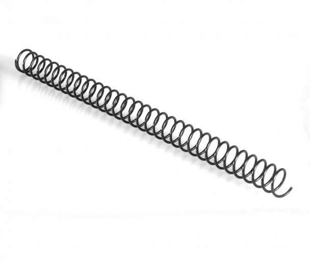 10654 A high-quality close-up of the ISMI round wire spring, designed specifically for the guide rod kit. Known for its premium quality, ISMI springs are trusted in EGW recoil kits for their exceptional durability and consistent performance. The spring's tight, uniform coils highlight the precision engineering behind its design, ensuring smooth and reliable function. Made from high-grade materials, this spring provides superior recoil control, helping to optimize the shooting experience for competitive shooters. The image emphasizes the spring's robust construction and premium design, a critical component for high-performance firearms.