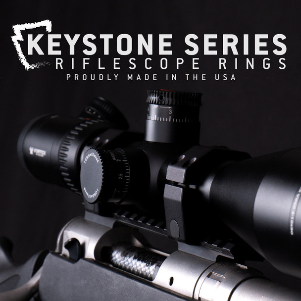 Bargain Bin - EGW Keystone 34mm Tube Scope Rings - 1.275" Medium