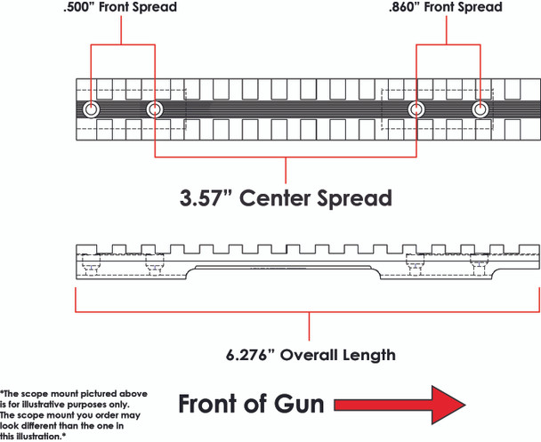 HD Howa 1500 Superlite Short Action 0 MOA
