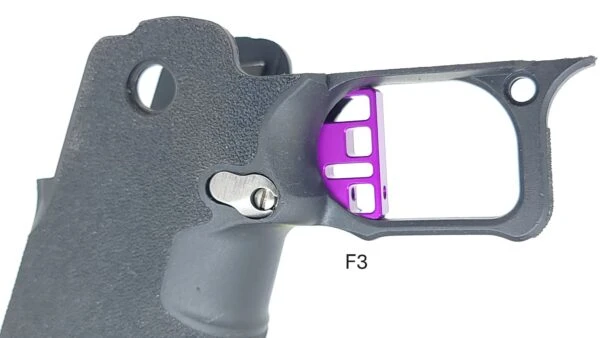 Red Dirt ST Trigger for Springfield Prodigy - F3 Flat Face - PURPLE