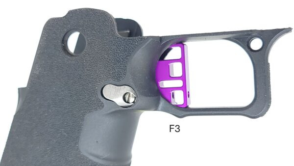Red Dirt ST Trigger for Springfield Prodigy | F3 Flat Face (Purple)