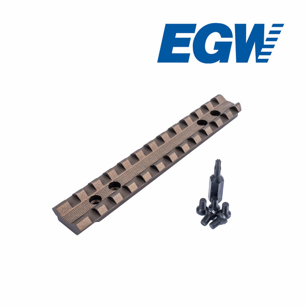 Picatinny Rail for Marlin 1895, Marlin 336, 375, 444, Camp Carbine 9mm, Camp Carbine .45, Rossi 95 - 0 MOA Brunt Bronze