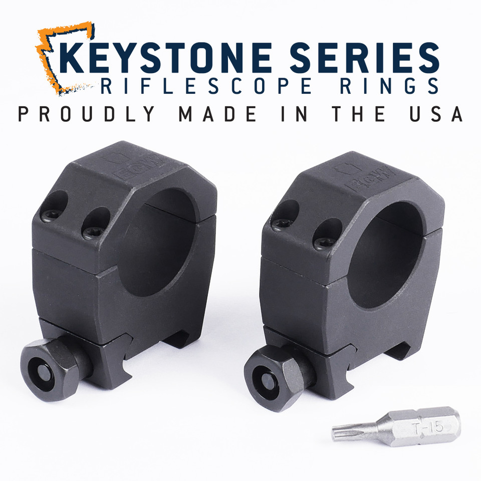 Keystone 1 Inch Scope Rings Medium