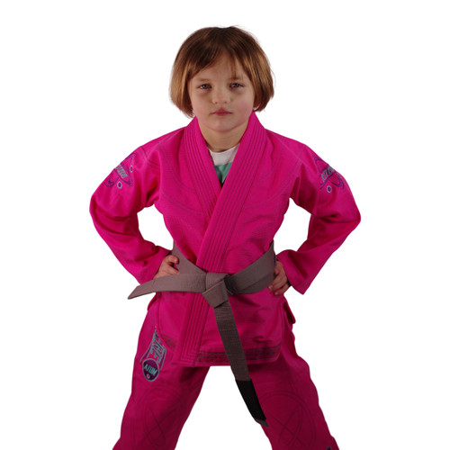 Sphere Atom Youth Jiu Jitsu Gi pink Front