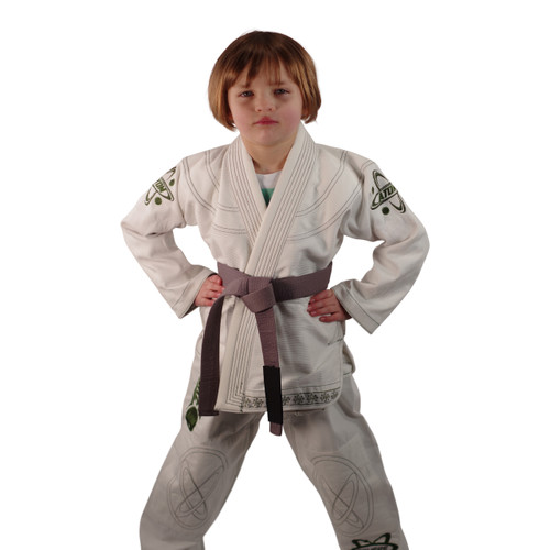 Sphere Youth Atom Jiu Jitsu Gi White Front