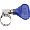 Blue half inch easy turn hose clamp, Hose Clamp