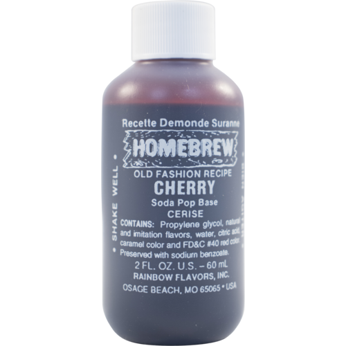 Cherry Soda - Rainbow Soft Drink Extract - 2 Oz, Yeast, Brewing Malt