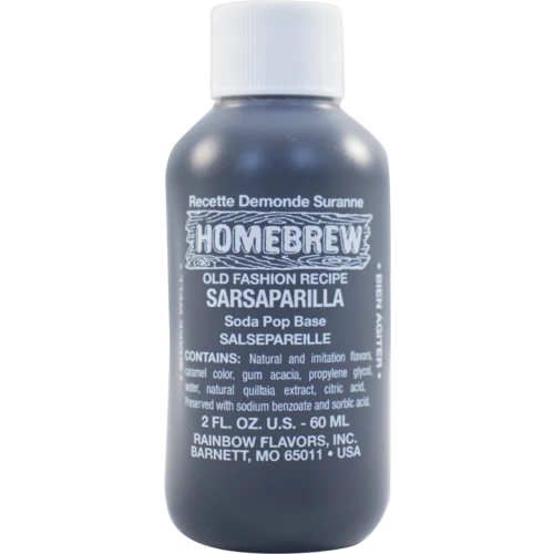 Sarsaparilla - Rainbow Soft Drink Soda Extract - 2 Oz, Yeast, Brewing Malt