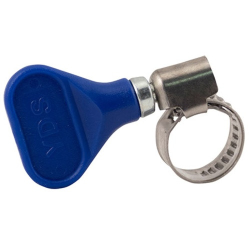 Blue half inch easy turn hose clamp, Hose Clamp