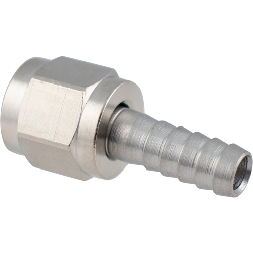 Swivel Nut & Stem - 1/4" barb, 1/4" FFL, Yeast, Brewing Malt