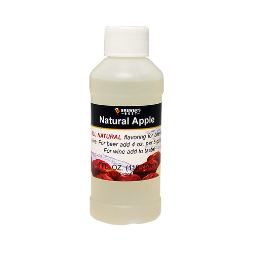 Natural Apple Flavoring Extract - 4 Oz., Yeast, Brewing Malt