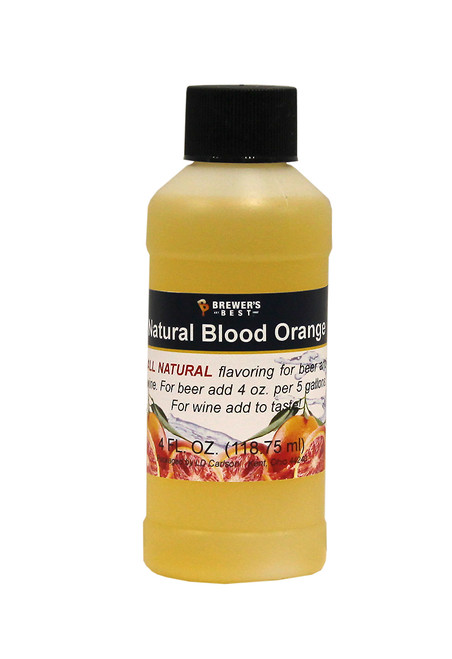 Natural Blood Orange Flavoring Extract - 4 Oz., Yeast, Brewing Malt